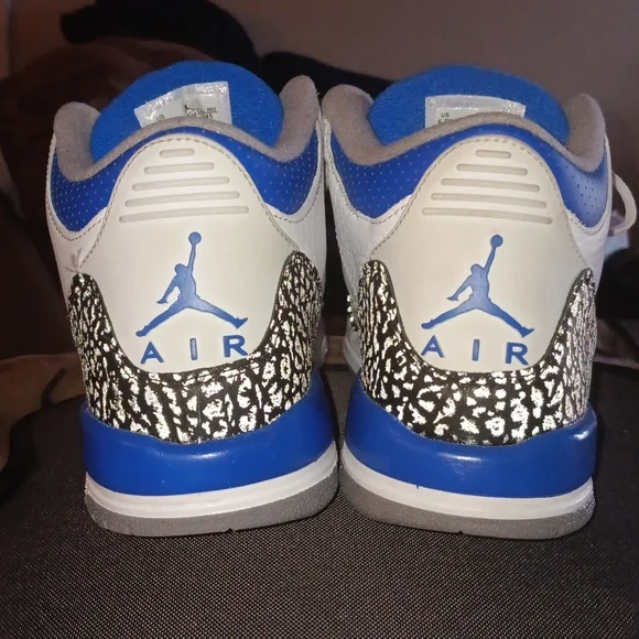 Air Jordan 3 Race Blue Retro - Picture 2 of 6